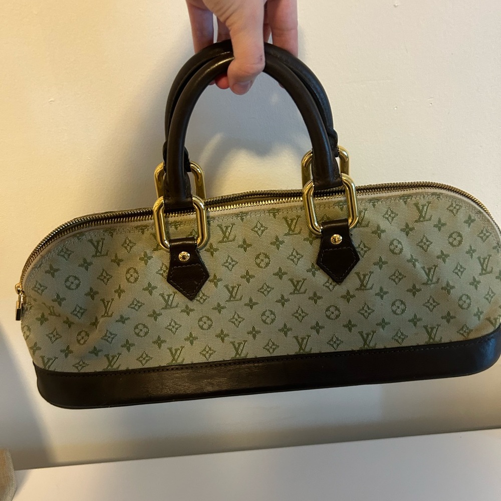 Louis Vuitton Denim Baguette Handbag - SOLD DO NOT BUY